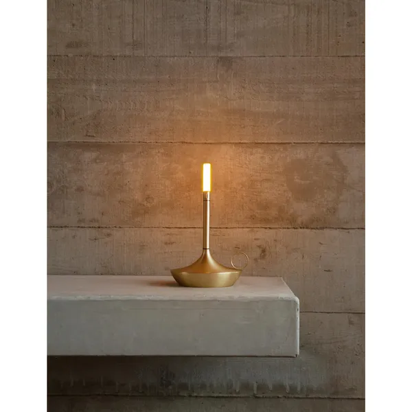 Wick S Draagbare Lamp Messing