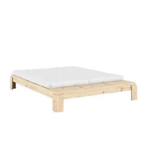 Layers sengeramme med benk 180×200 klarlakkert furu