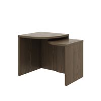 Combine Side Table Set Carob Brown
