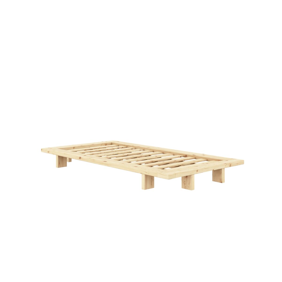 Japan Bettgestell 90x200 Roh