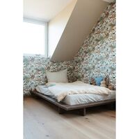 Japan Bettgestell 90x200 Johannisbrotbraun