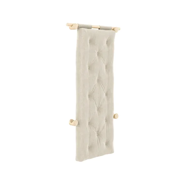 Hooked Mattress With Brackets 75x200 Raw/510 Ivory