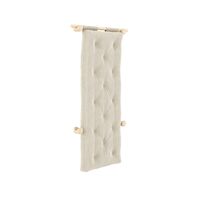 Hooked Mattress With Brackets 75x200 Raw/510 Ivory