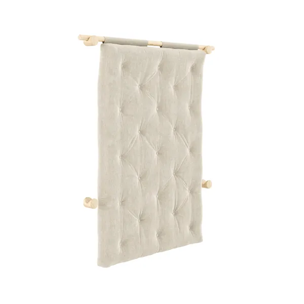 Hooked Mattress With Brackets 135x200 Raw/510 Ivory