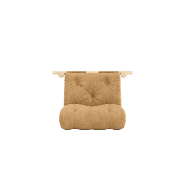 Hooked Mattress With Brackets 75x200 Raw/515 Fudge Brown