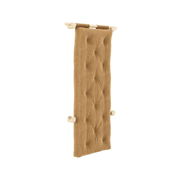 Hooked Mattress With Brackets 75x200 Raw/515 Fudge Brown