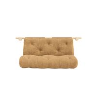 Hooked Mattress With Brackets 135x200 Raw/515 Fudge Brown