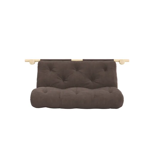 haakmatras met beugels 135x200 Raw/519 Chocolade