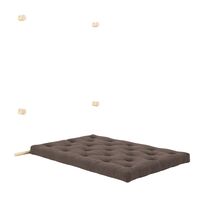 haakmatras met beugels 135x200 Raw/519 Chocolade