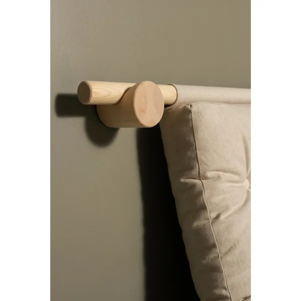 Hooked Mattress With Brackets 75x200 Raw/701 Natural
