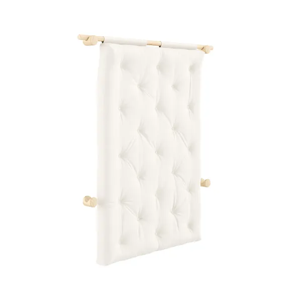 Hooked Mattress With Brackets 135x200 Raw/701 Natural