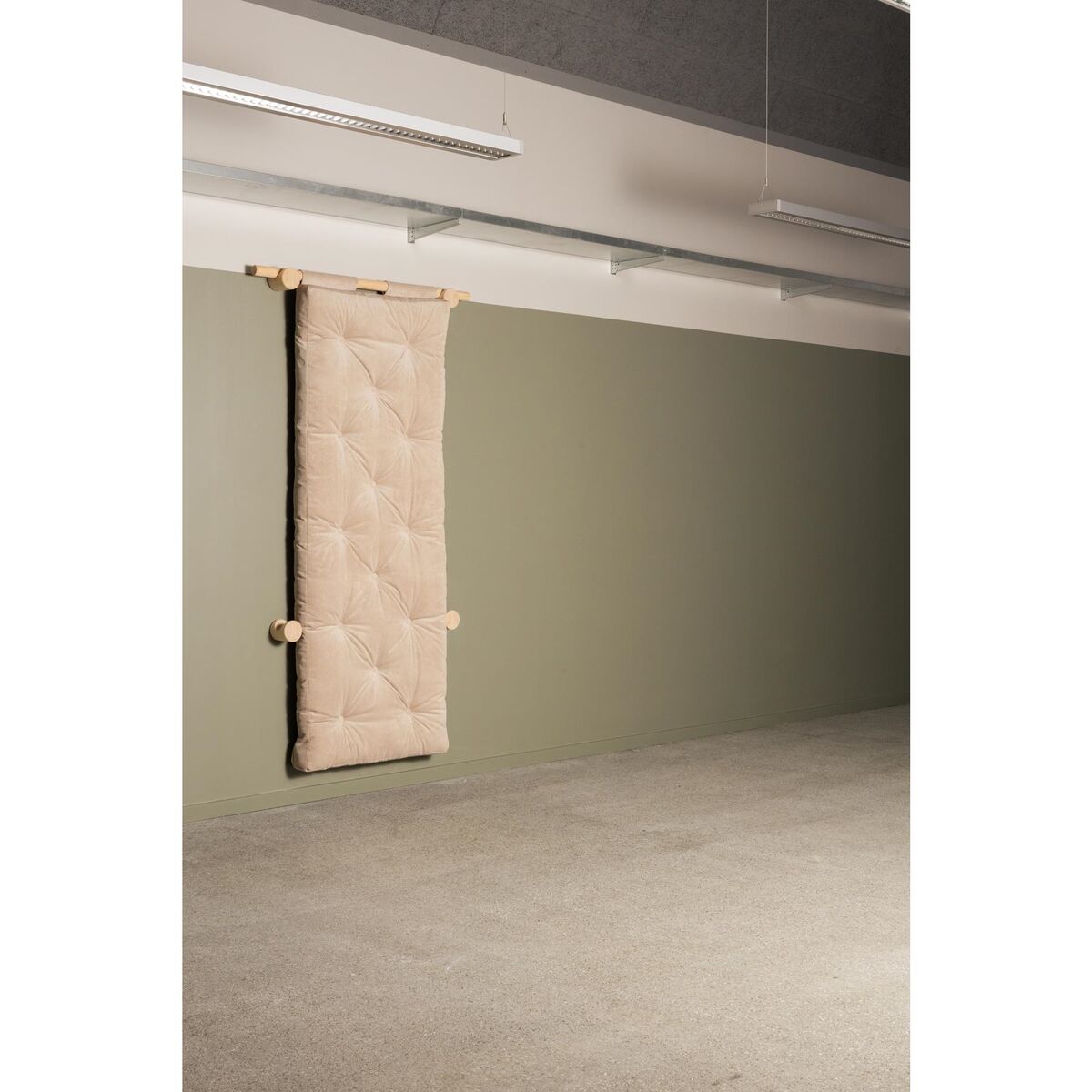 Hooked Madrass Med Konsoler 75x200 Rå/747 Beige