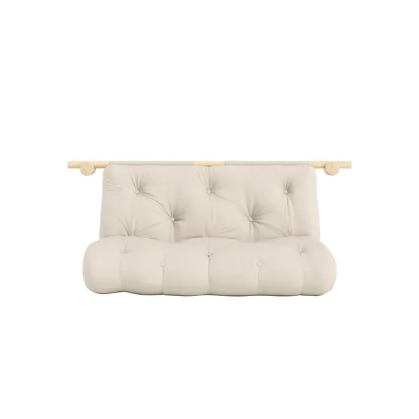 Hooked Mattress With Brackets 135x200 Raw/747 Beige