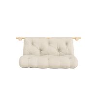 Hooked Mattress With Brackets 135x200 Raw/747 Beige