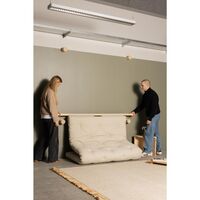 Hooked Mattress With Brackets 135x200 Raw/747 Beige