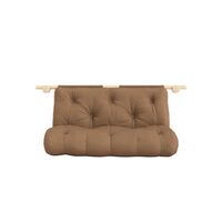 Hooked Mattress With Brackets 135x200 Raw/755 Mocca