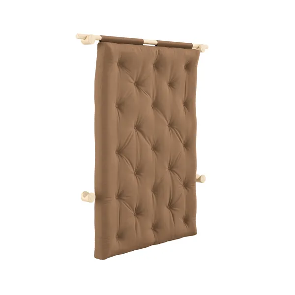 Hooked Mattress With Brackets 135x200 Raw/755 Mocca