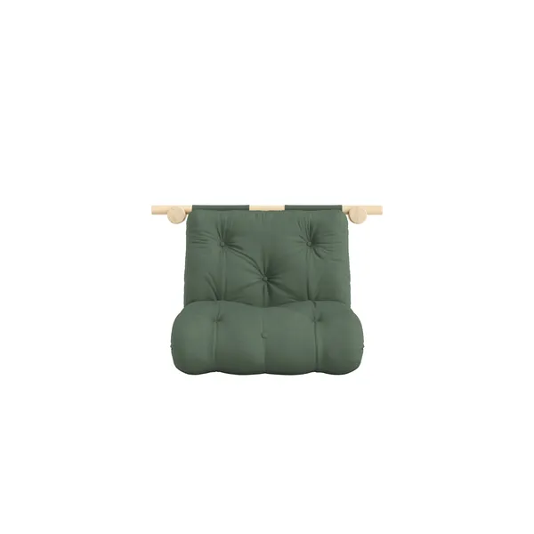 Hooked Mattress With Brackets 75x200 Raw/756 Olive Green