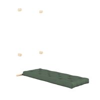 Hooked Mattress With Brackets 75x200 Raw/756 Olive Green