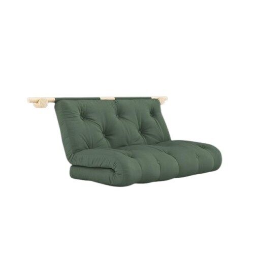 Hooked Madras Med Beslag 135x200 Raw/756 Olive Green