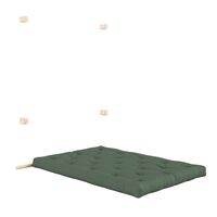 Hooked Mattress With Brackets 135x200 Raw/756 Olive Green