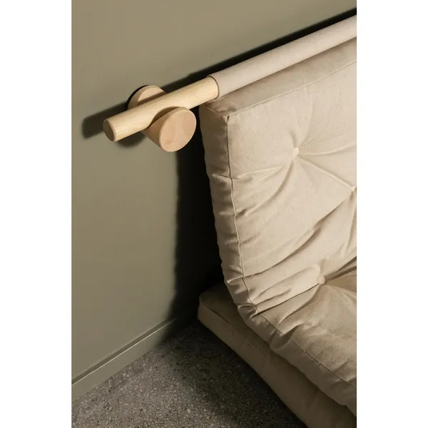 Hooked Mattress With Brackets 75x200 Raw/914 Linen
