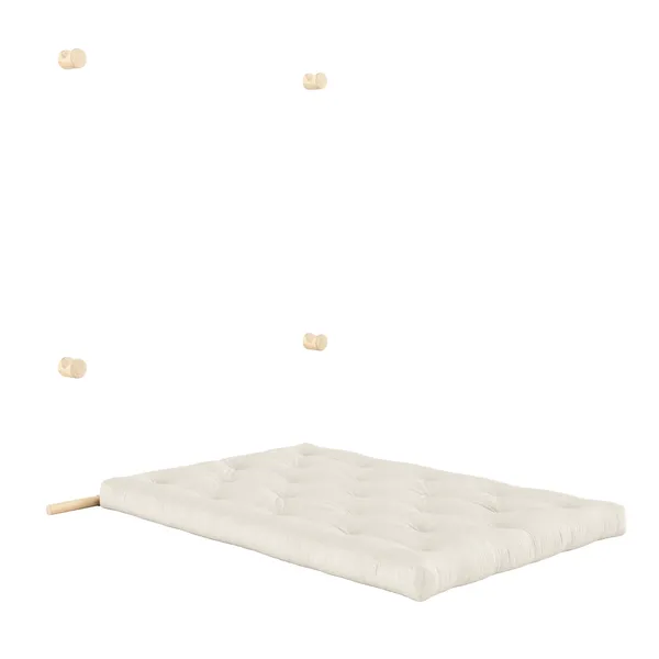 Hooked Mattress With Brackets 135x200 Raw/914 Linen