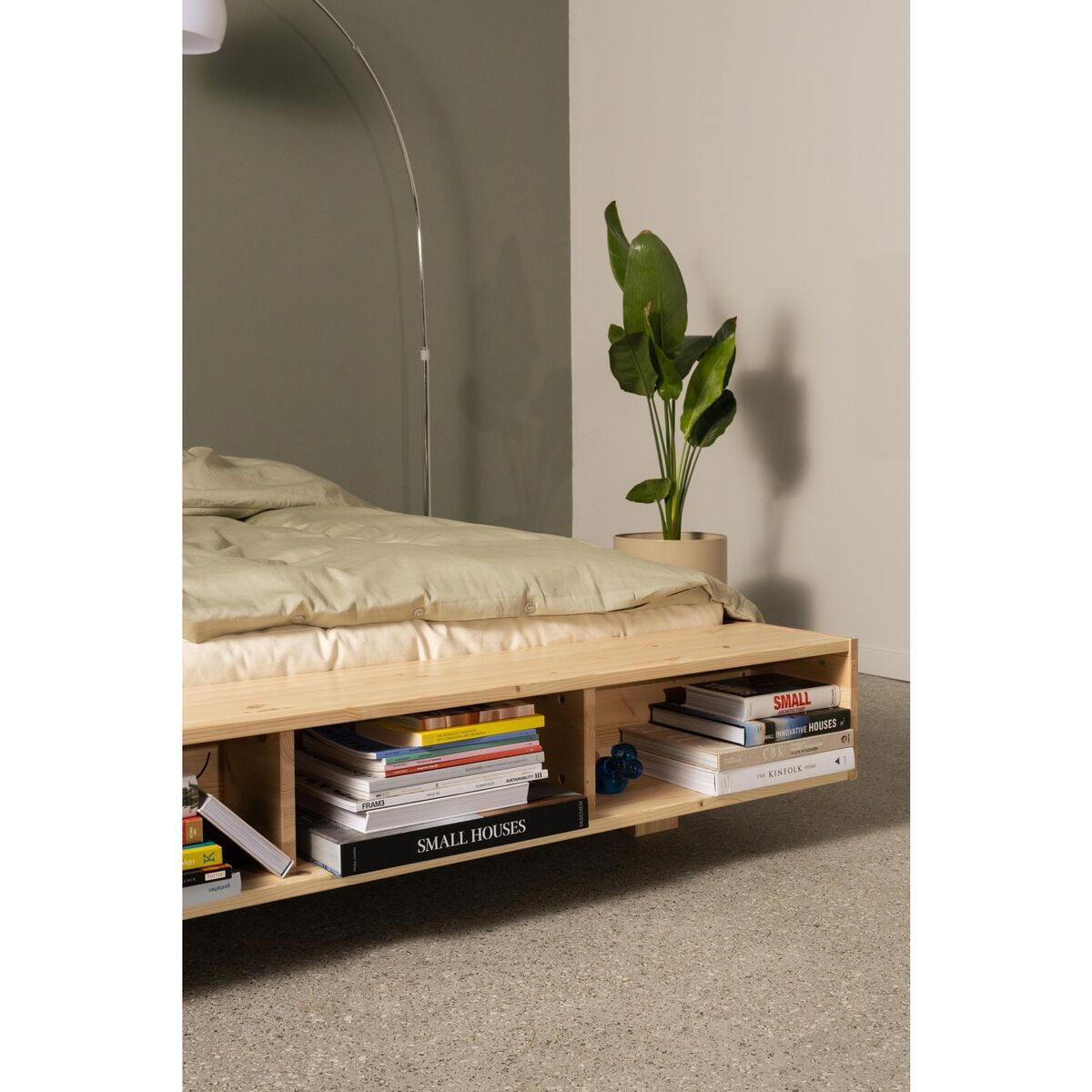 Merge Bed Frame 140x200 Raw