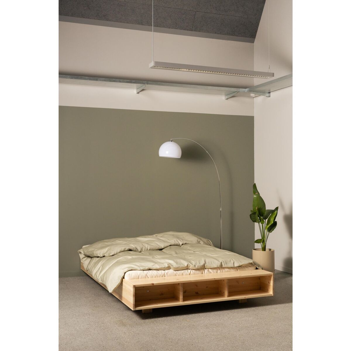 Cadre de Lit Merge 160x200 Brut