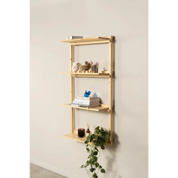 Groove Narrow Shelving Unit Raw