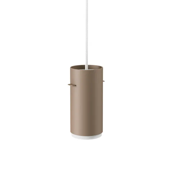 Tube Pendant Small Warm Gray