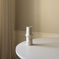 Ceramic Earth Vase Small Gray