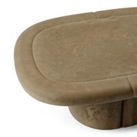 Alder Coffee Table Oval Earth Grey