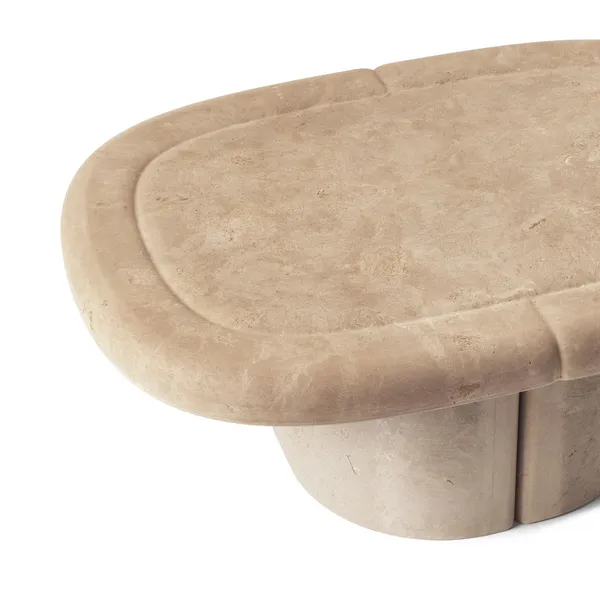 Alder Coffee Table Oval Sand