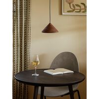 Terra Pendel Coffee Waste Rust Red