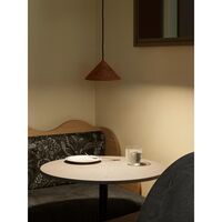 Terra Pendel Coffee Waste Rust Red
