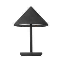 Terra Tragbare Lampe Kaffeeabfall Schwarz