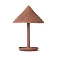 Terra Tragbare Lampe Kaffeeabfall Rostrot