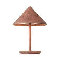 Terra Tragbare Lampe Kaffeeabfall Rostrot