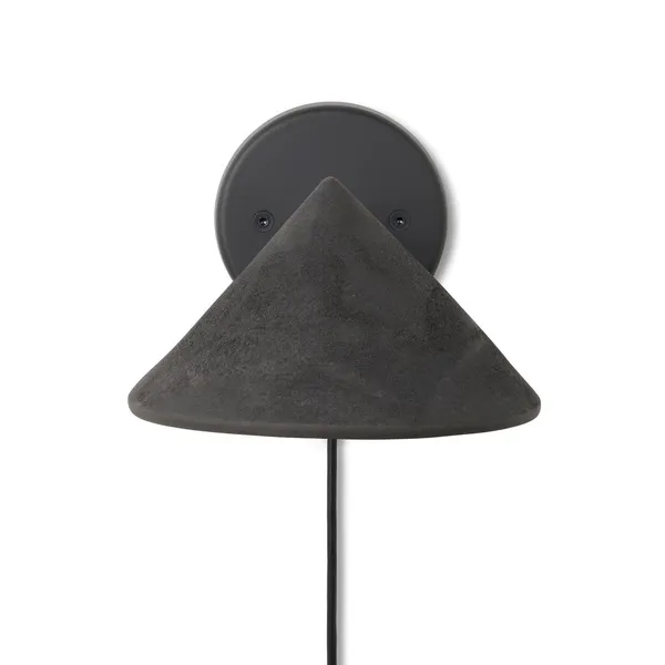 Terra Wandlampe Kaffee Abfall Schwarz