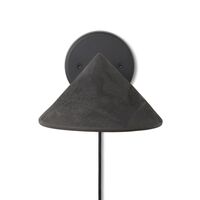 Terra Wandlampe Kaffee Abfall Schwarz
