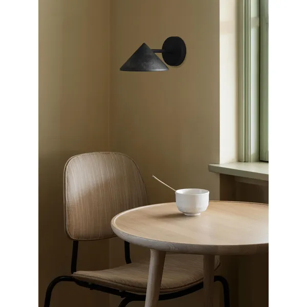 Terra Wandlampe Kaffee Abfall Schwarz