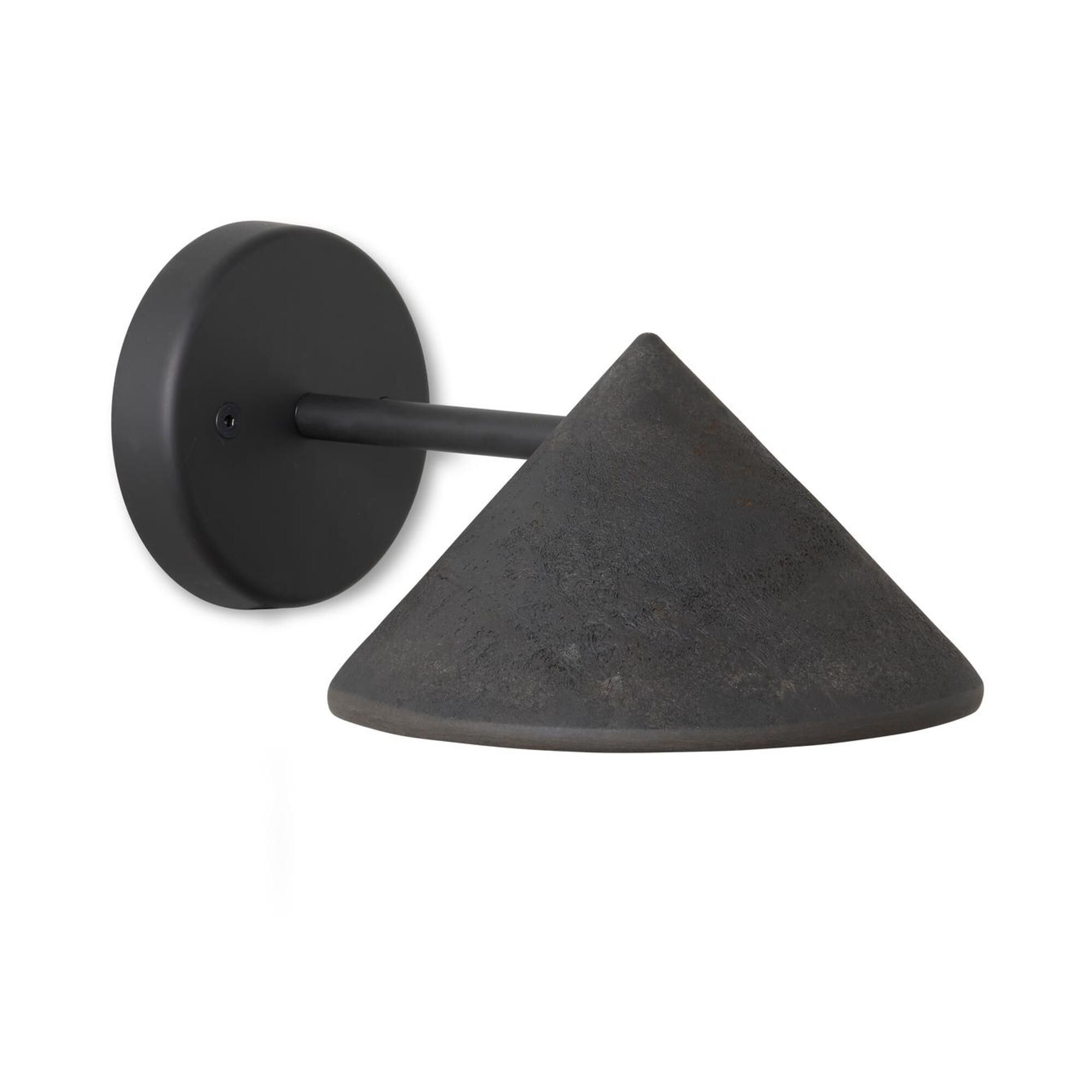 Terra V&auml;gglampa Fastkopplad Coffee Waste Black