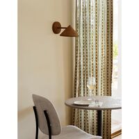 Terra Wall Lamp Hardwired Coffee Waste Rust Red