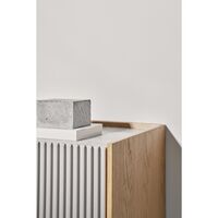 675 H1 Skap Lys eik/Marmor