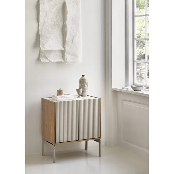 675 H2 Kast Donker Eiken/Marmer