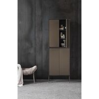 675 H4 Skap Lys eik/Marmor