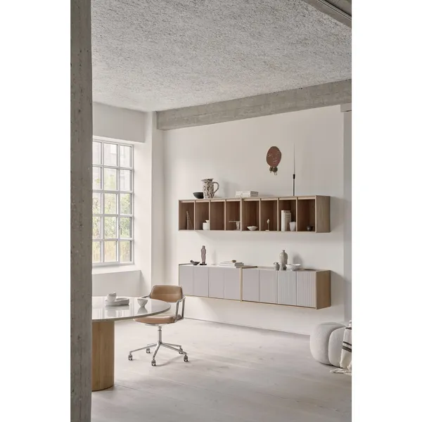675 H5 Kast Donker Eiken/Marmer