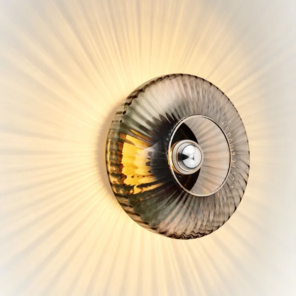 New Wave Optic XL Wandlamp Rook