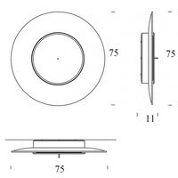 Lunaire Wall Lamp White